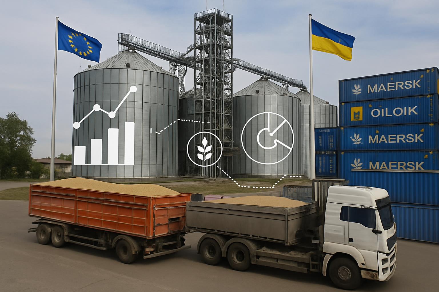 Аграрний ринок України: цифровий контроль зерна, зміна покупців олії та політичні ризики на шляху до ЄС