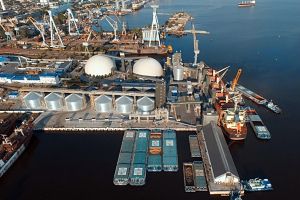 Фото елеватора Миколаївський перевантажувальний зерновий термінал НІБУЛОНа: компанія СП НІБУЛОН: Миколаївська область