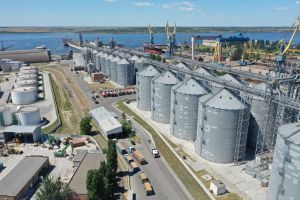 Фото елеватора Зерновий термінал Ніка-Тера: компанія АТRO Corporation Ukraine (власник - індус Шафіат Собхан): Миколаївська область